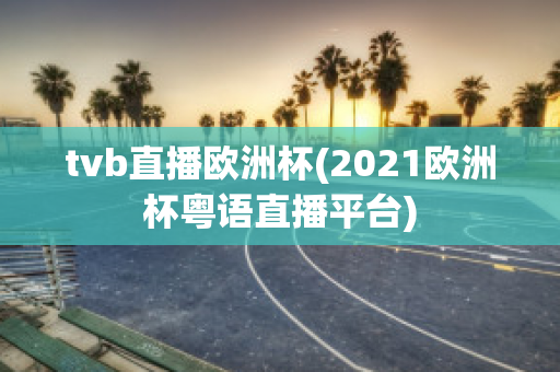 tvb直播欧洲杯(2021欧洲杯粤语直播平台)