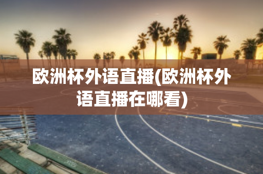 欧洲杯外语直播(欧洲杯外语直播在哪看)