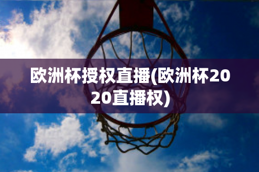 欧洲杯授权直播(欧洲杯2020直播权)