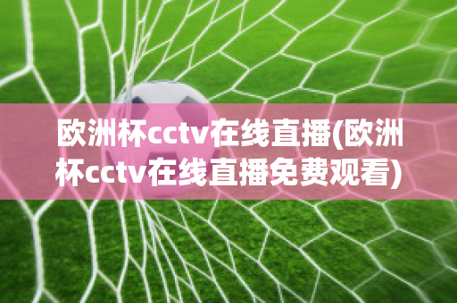 欧洲杯cctv在线直播(欧洲杯cctv在线直播免费观看)