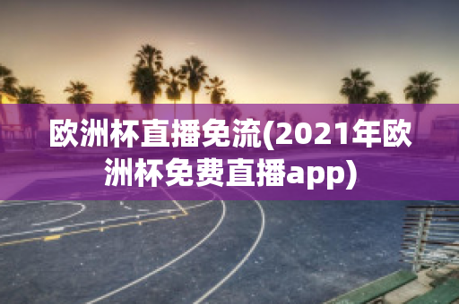 欧洲杯直播免流(2021年欧洲杯免费直播app)