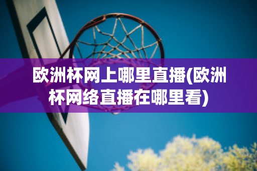 欧洲杯网上哪里直播(欧洲杯网络直播在哪里看)