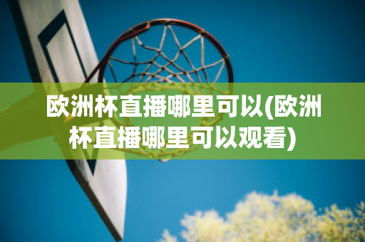 欧洲杯直播哪里可以(欧洲杯直播哪里可以观看)