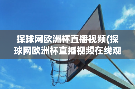 探球网欧洲杯直播视频(探球网欧洲杯直播视频在线观看)