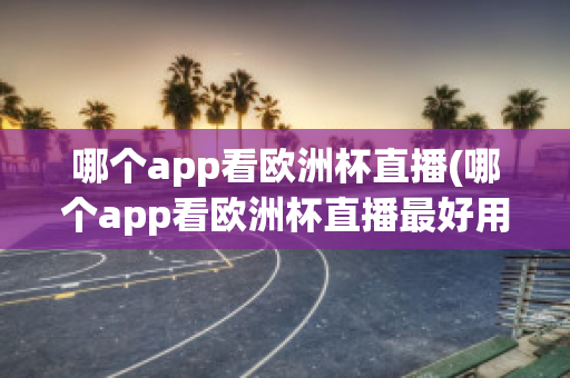 哪个app看欧洲杯直播(哪个app看欧洲杯直播最好用)