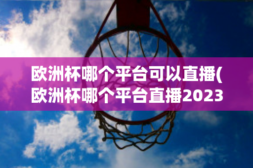 欧洲杯哪个平台可以直播(欧洲杯哪个平台直播2023)