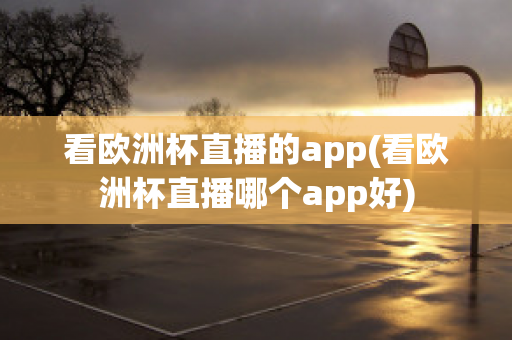 看欧洲杯直播的app(看欧洲杯直播哪个app好)