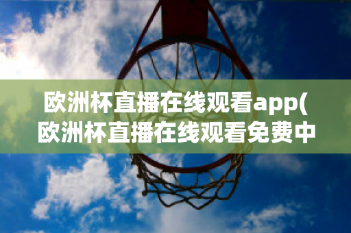 欧洲杯直播在线观看app(欧洲杯直播在线观看免费中央五台)