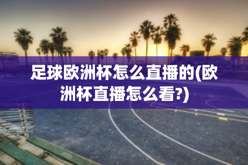 足球欧洲杯怎么直播的(欧洲杯直播怎么看?)