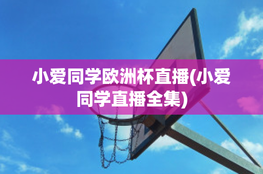 小爱同学欧洲杯直播(小爱同学直播全集)