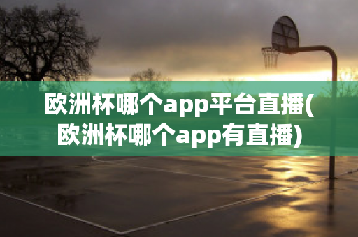 欧洲杯哪个app平台直播(欧洲杯哪个app有直播)