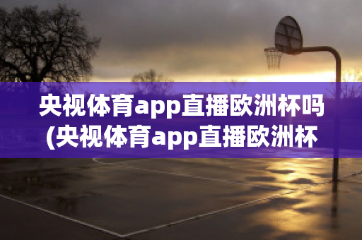 央视体育app直播欧洲杯吗(央视体育app直播欧洲杯吗能看吗)