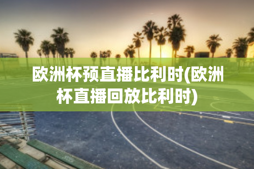 欧洲杯预直播比利时(欧洲杯直播回放比利时)