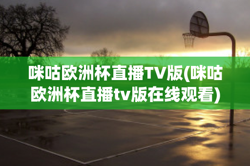 咪咕欧洲杯直播TV版(咪咕欧洲杯直播tv版在线观看)