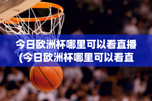 今日欧洲杯哪里可以看直播(今日欧洲杯哪里可以看直播啊)