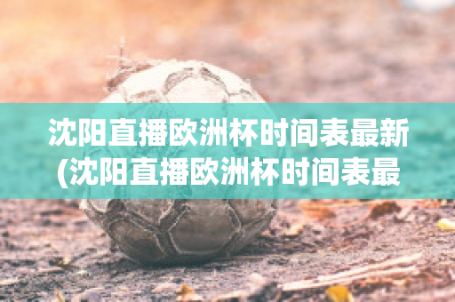 沈阳直播欧洲杯时间表最新(沈阳直播欧洲杯时间表最新)