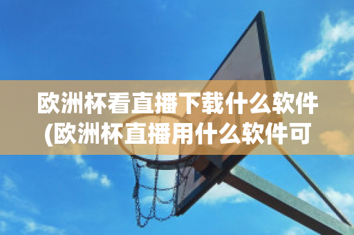 欧洲杯看直播下载什么软件(欧洲杯直播用什么软件可以看)