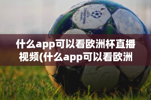 什么app可以看欧洲杯直播视频(什么app可以看欧洲杯直播视频免费)