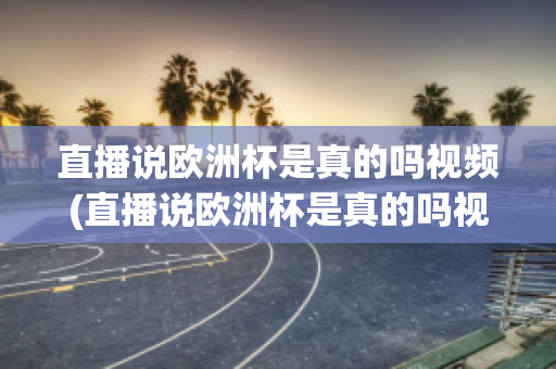 直播说欧洲杯是真的吗视频(直播说欧洲杯是真的吗视频下载)