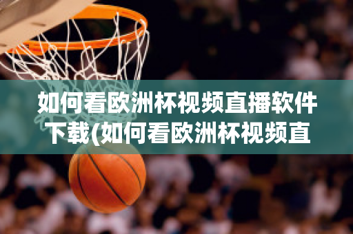 如何看欧洲杯视频直播软件下载(如何看欧洲杯视频直播软件下载安卓)