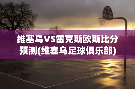 维塞乌VS雷克斯欧斯比分预测(维塞乌足球俱乐部)