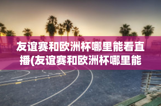 友谊赛和欧洲杯哪里能看直播(友谊赛和欧洲杯哪里能看直播回放)