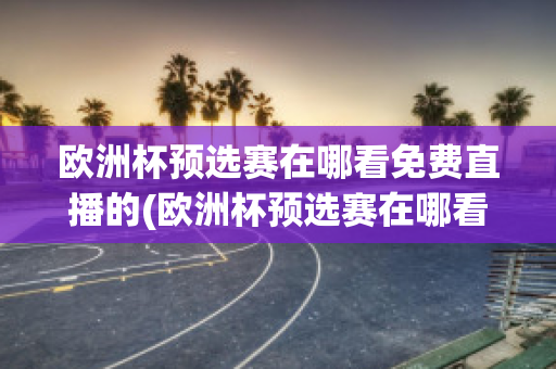 欧洲杯预选赛在哪看免费直播的(欧洲杯预选赛在哪看免费直播的视频)