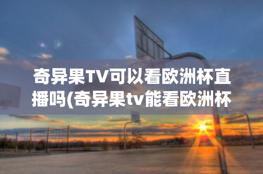 奇异果TV可以看欧洲杯直播吗(奇异果tv能看欧洲杯吗)