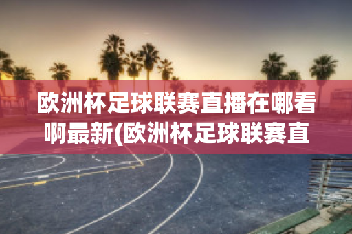 欧洲杯足球联赛直播在哪看啊最新(欧洲杯足球联赛直播在哪看啊最新比赛)