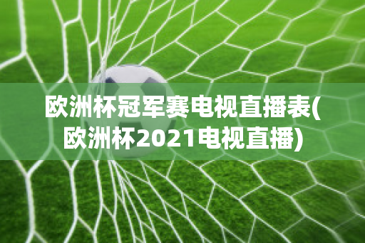 欧洲杯冠军赛电视直播表(欧洲杯2021电视直播)