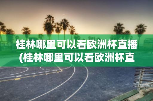 桂林哪里可以看欧洲杯直播(桂林哪里可以看欧洲杯直播视频)