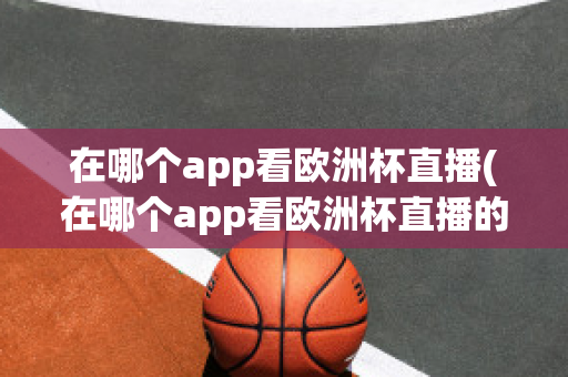 在哪个app看欧洲杯直播(在哪个app看欧洲杯直播的)