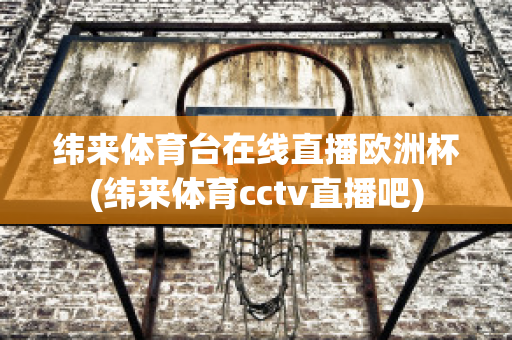 纬来体育台在线直播欧洲杯(纬来体育cctv直播吧)