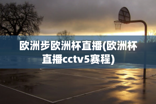 欧洲步欧洲杯直播(欧洲杯直播cctv5赛程)